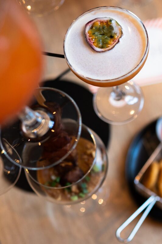 Cocktailtoren bovenaanzicht